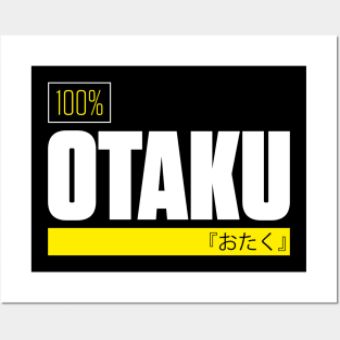 Otaku 100% – Yellow + White Posters and Art